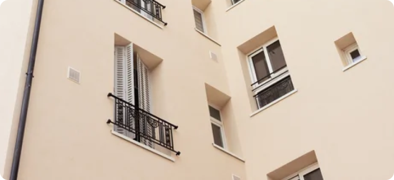 vue de bas copropriete faugeron 2