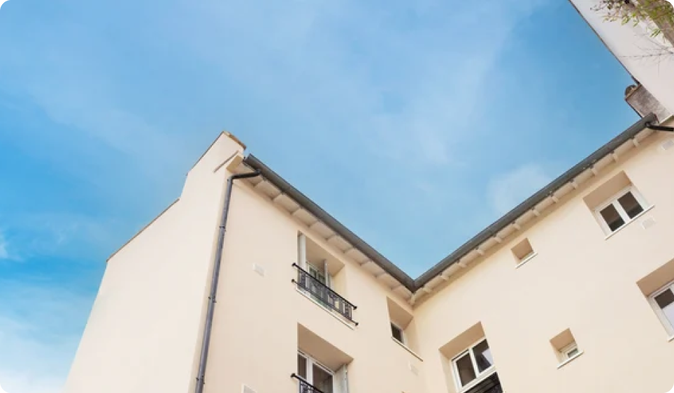 vue de bas copropriete faugeron 1