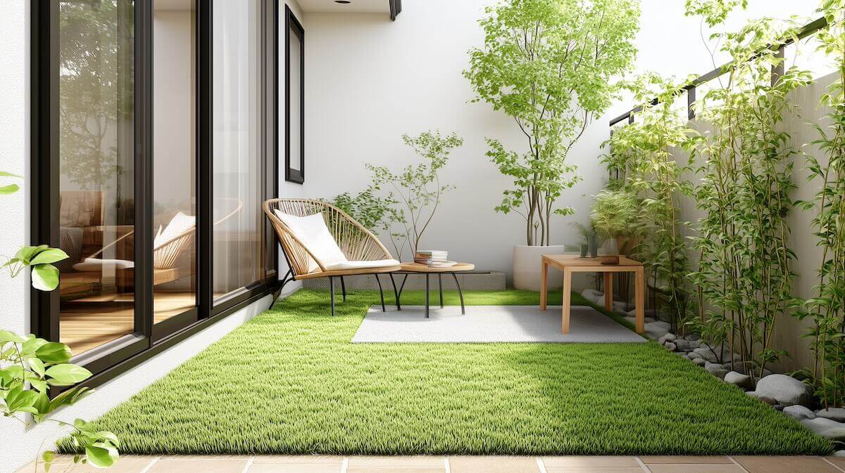 Jardin privatif en copropriété